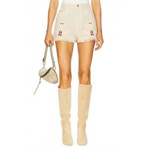 NEW ISABEL MARANT lesia shorts in ecru
